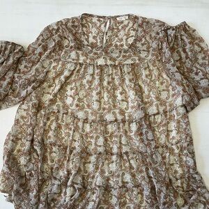 Paisley Print Women's Top